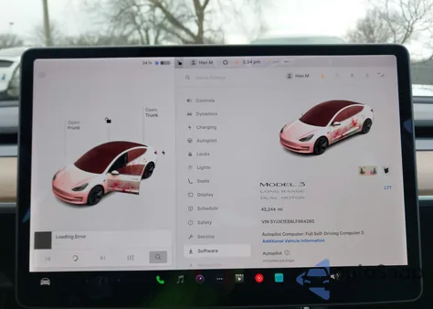 2020 Tesla Model 3 Long Range Dual Motor All-Wheel Drive from USA, damaged, VIN 5YJ3E1EB6LF664260